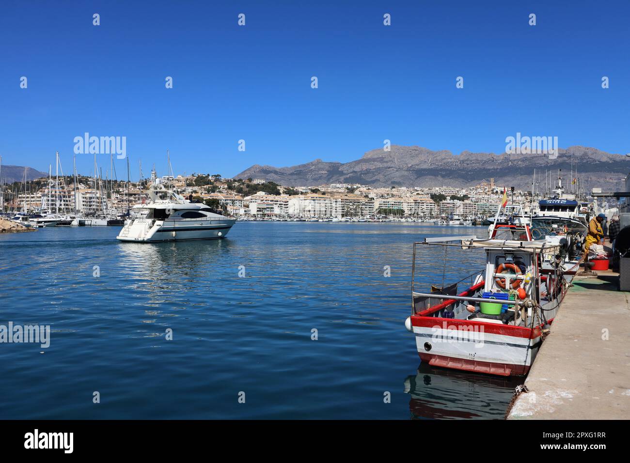 Gegend um Benidorm Stockfoto