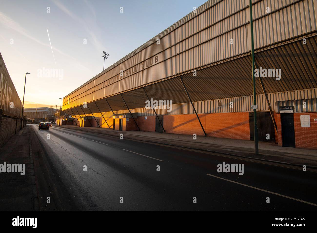 Meadow Lane, Notts County Football Club in Nottingham, Nottinghamshire, England, Großbritannien Stockfoto
