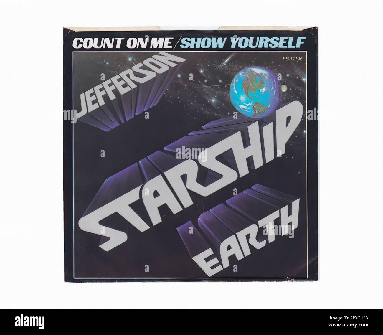 Jefferson Starship - 1978 03 A - Vintage 45 U/MIN Musik Vinyl Schallplatte Stockfoto