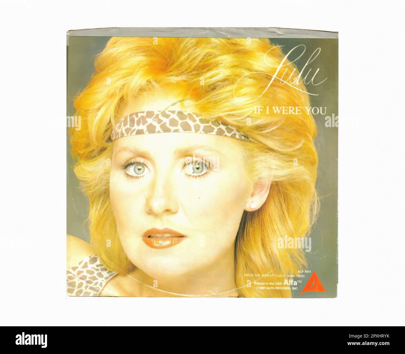 Lulu - 1981 11 A - Vintage 45 U/MIN Musik Vinyl Schallplatte Stockfoto