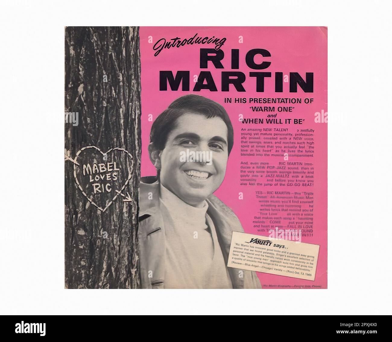 Martin Ray - 1965 01 A - Vintage 45 U/MIN Musik Vinyl Schallplatte Stockfoto