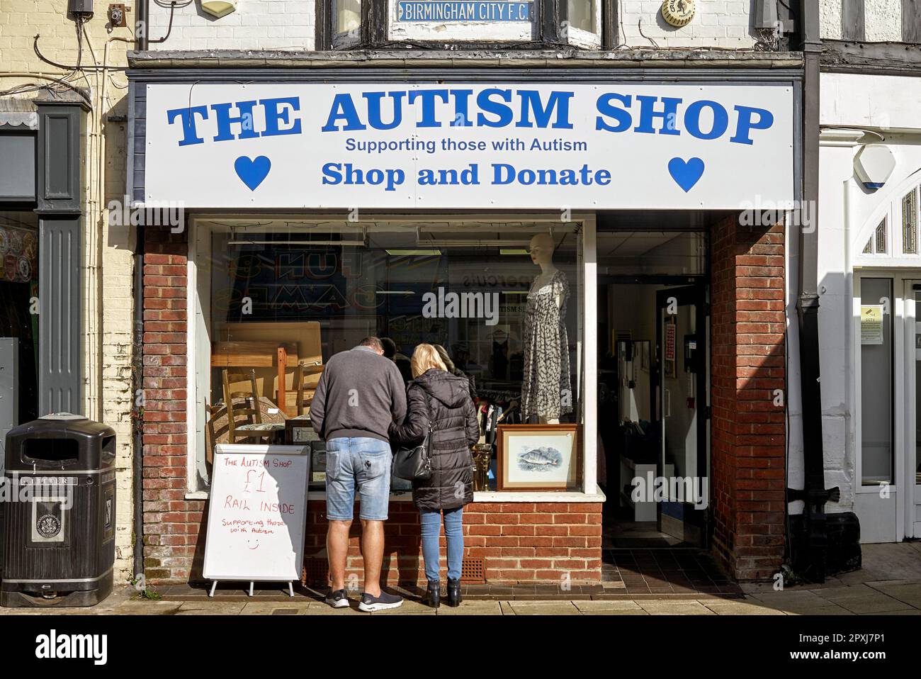 Autismus Shop England UK Stockfoto