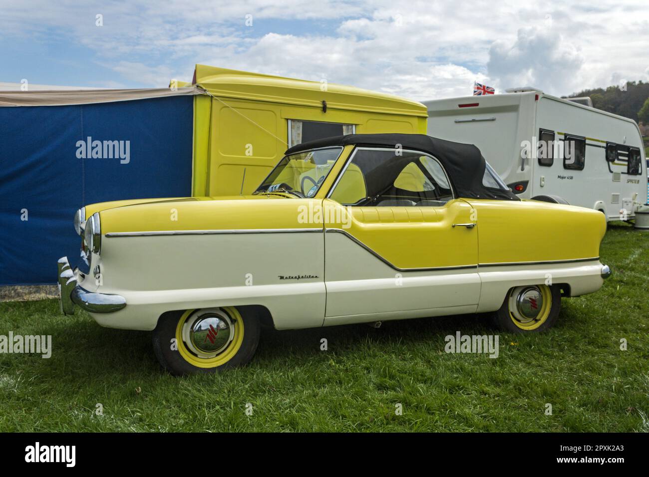 Nash Metropolitan. Llandudno Transport Festival 2023. Stockfoto