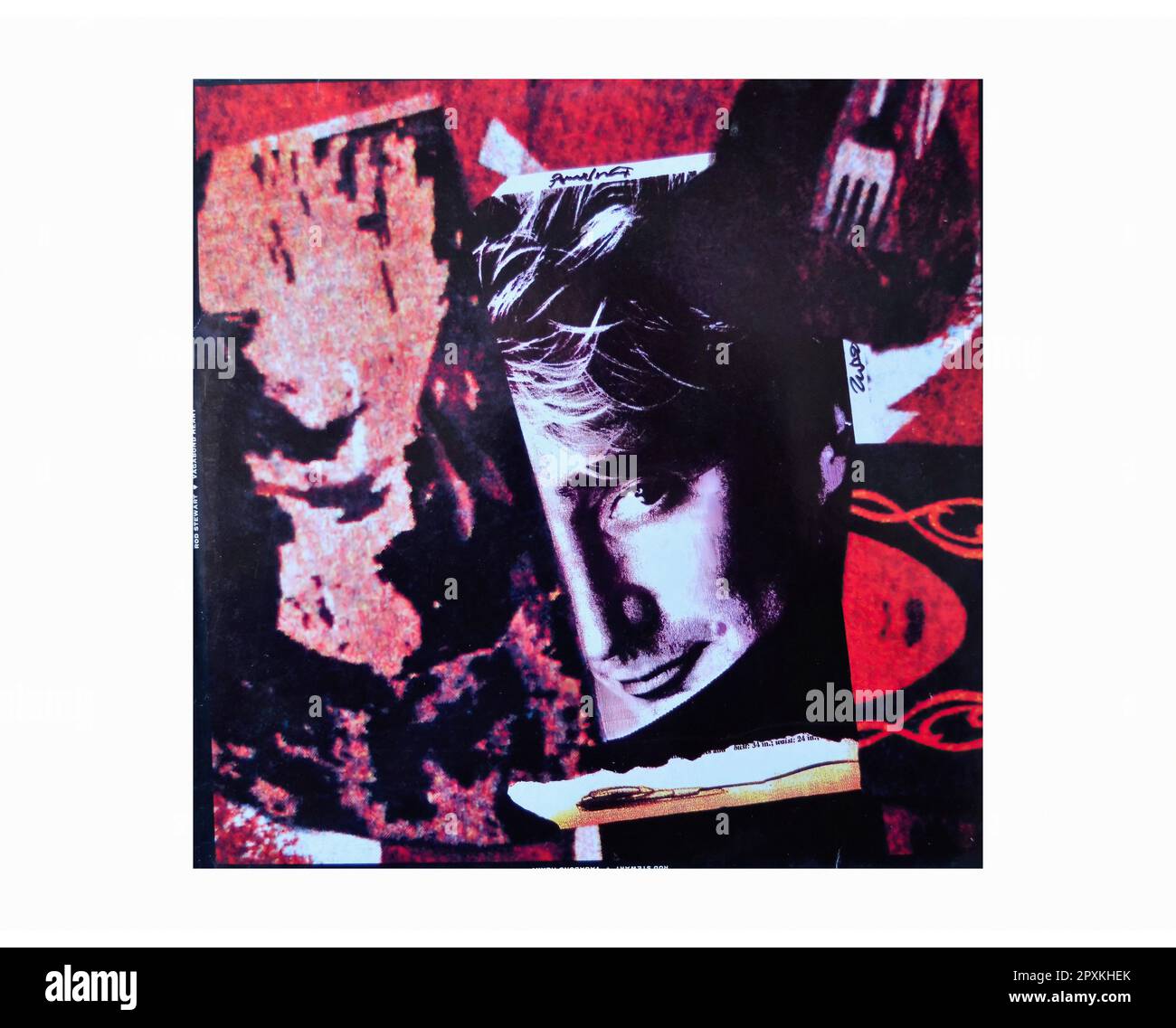 Rod Stewart - Vagabond Heart - Vintage L.P Musik Vinyl Schallplatte Stockfoto
