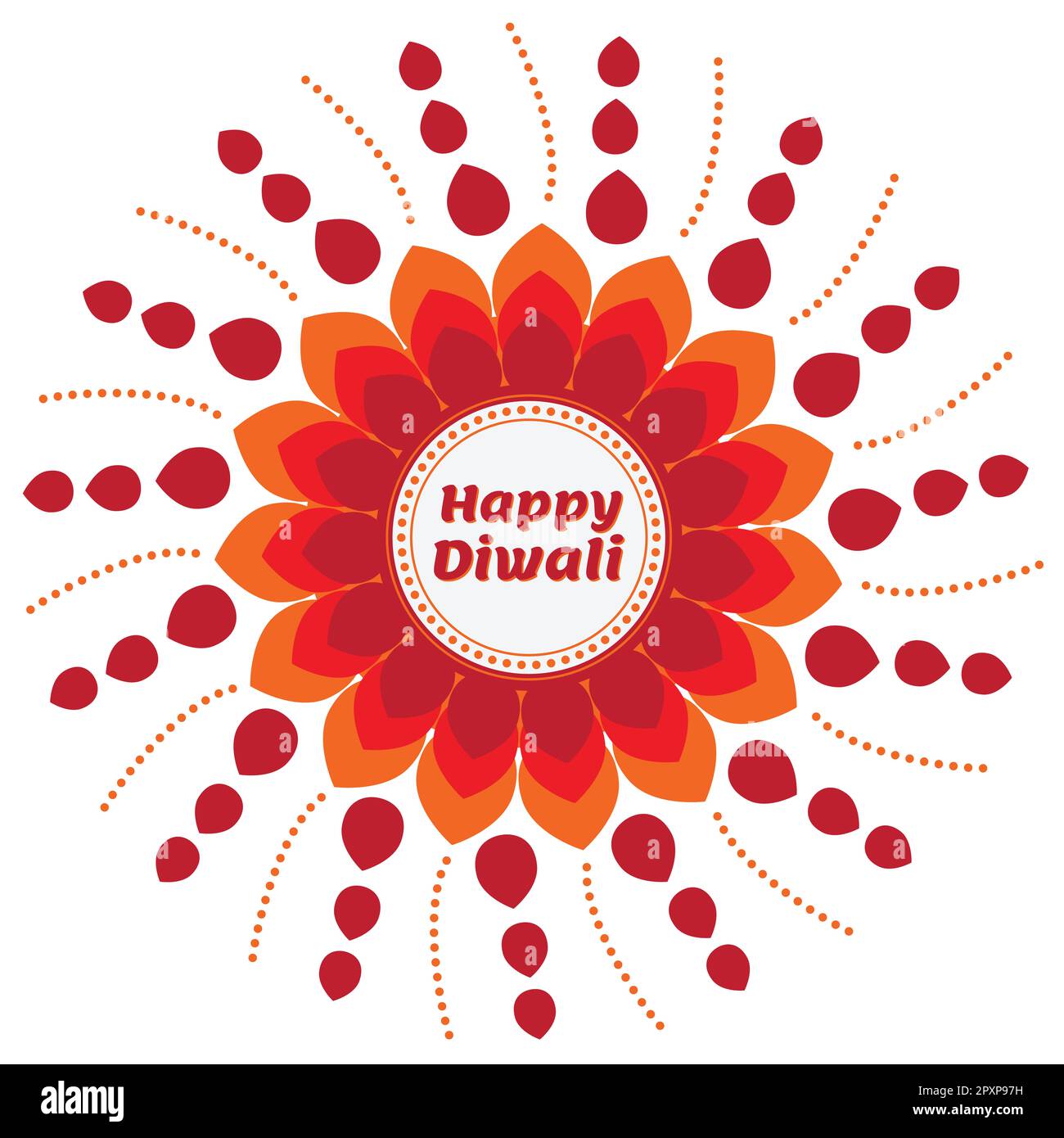Glückliche Diwali-Kunst Floral, glückliche Diwali-Vektor-Kunst, Diwali-Vektor-Illustration. Erleben Sie das Wesen von Diwali mit dieser atemberaubenden Diwali-Illustration Stockfoto