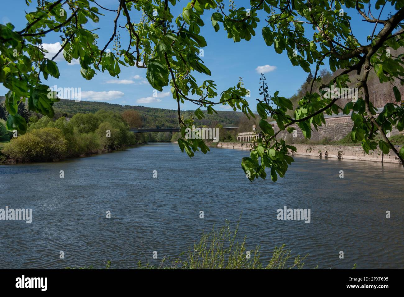 Das hier ist der Weser-Kuss Stockfoto