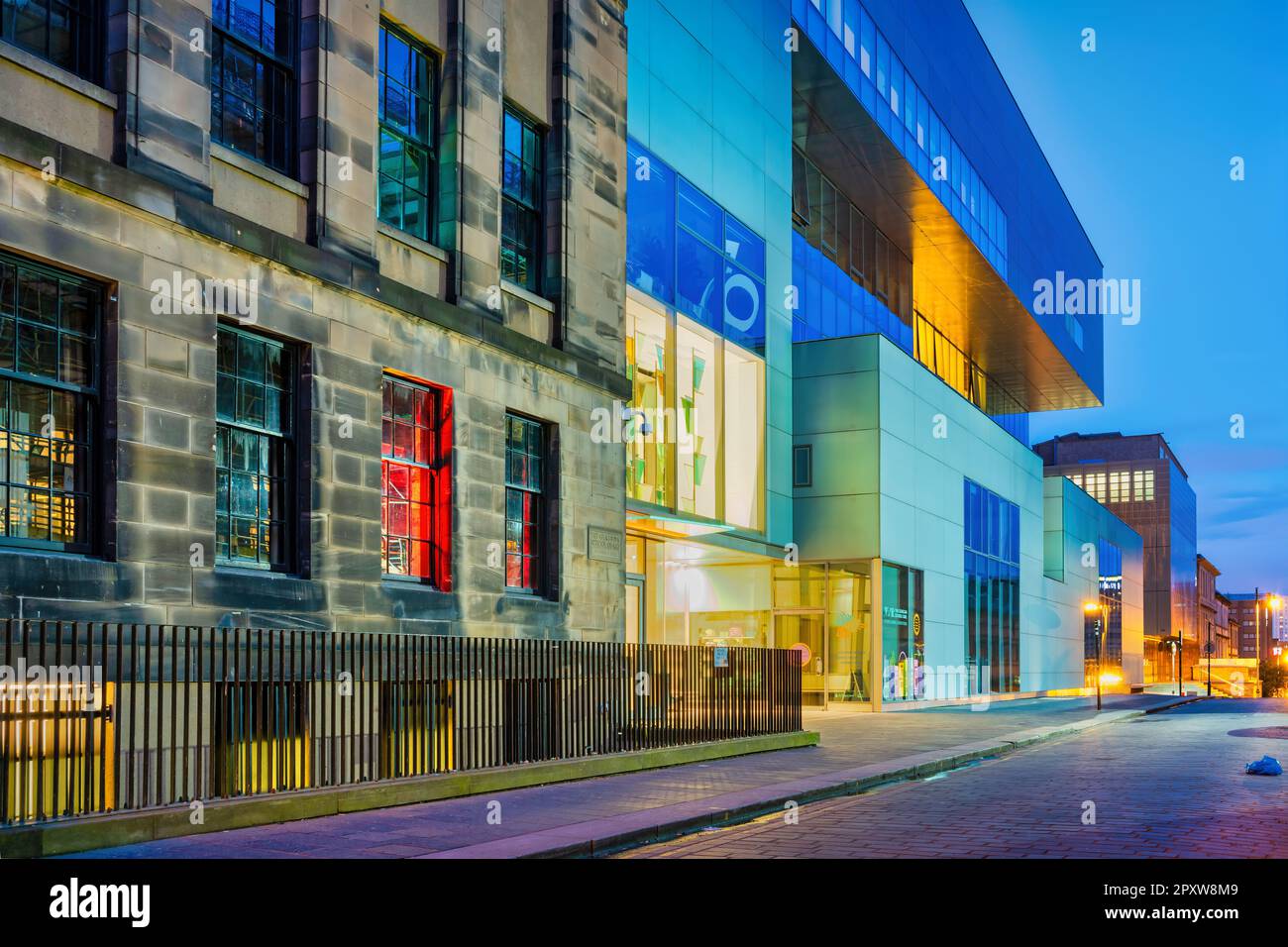 Glasgow School of Art, Reid Building in Glasgow, Schottland Stockfoto