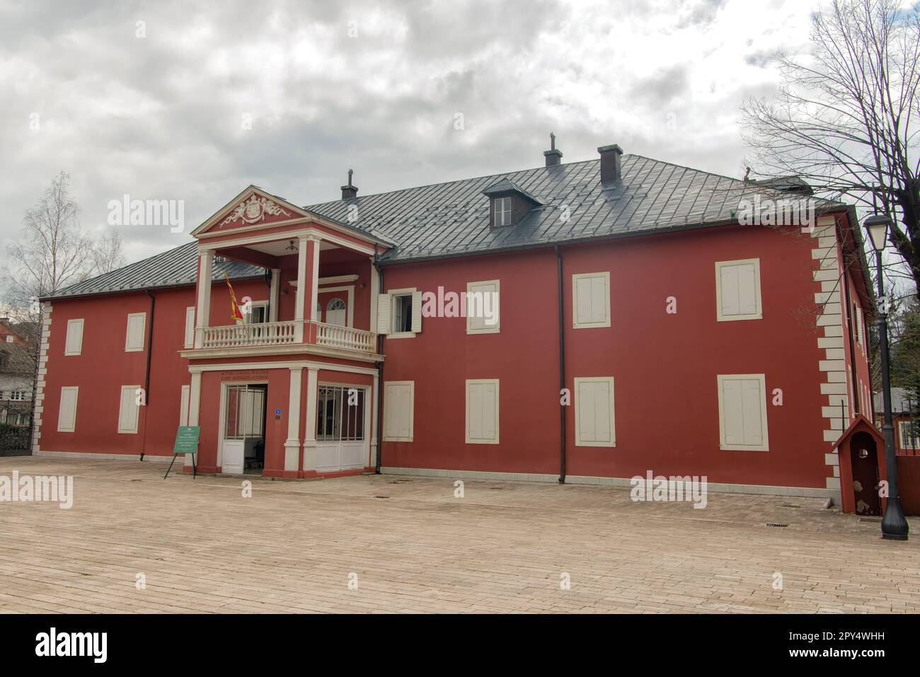 Königspalast in Cetinje, Montenegro Stockfoto