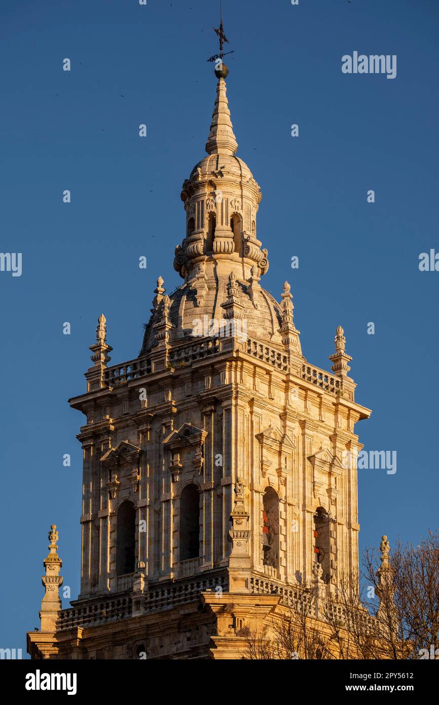 Catedral de Santa María de la Asunción, El Burgo de Osma, Soria, comunidad Autónoma de Castilla y León, Spanien, Europa Stockfoto