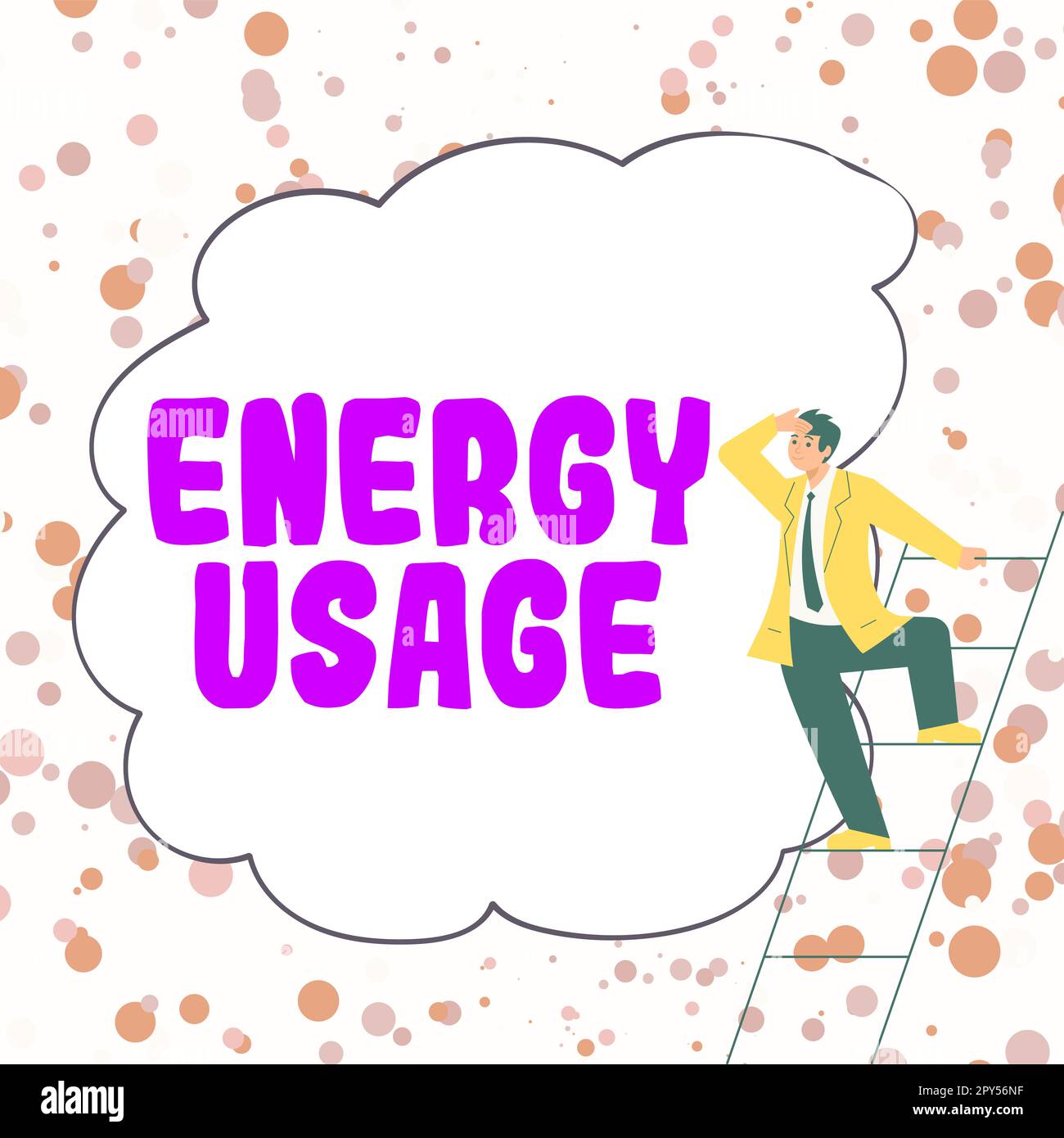 Handschriftlicher Text Energieverbrauch. Internet-Konzept Energiemenge, die in einem Prozess oder System verbraucht oder verbraucht wird Stockfoto