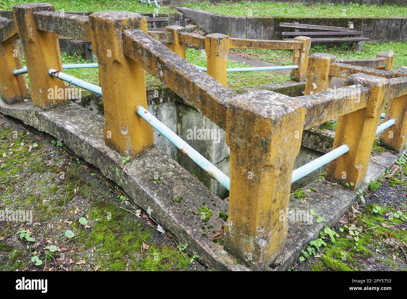 Banja Koviljaca, Loznica, Serbien. Berg Guchevo, Park und Wald. Quelle