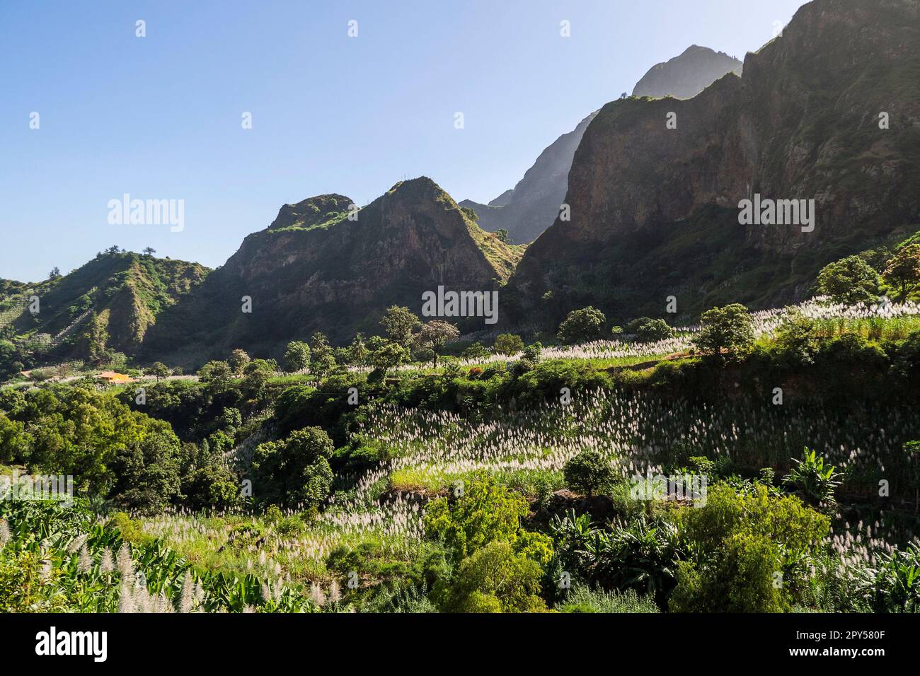Kap Verde, Santo Antao - Paul Valley Stockfoto