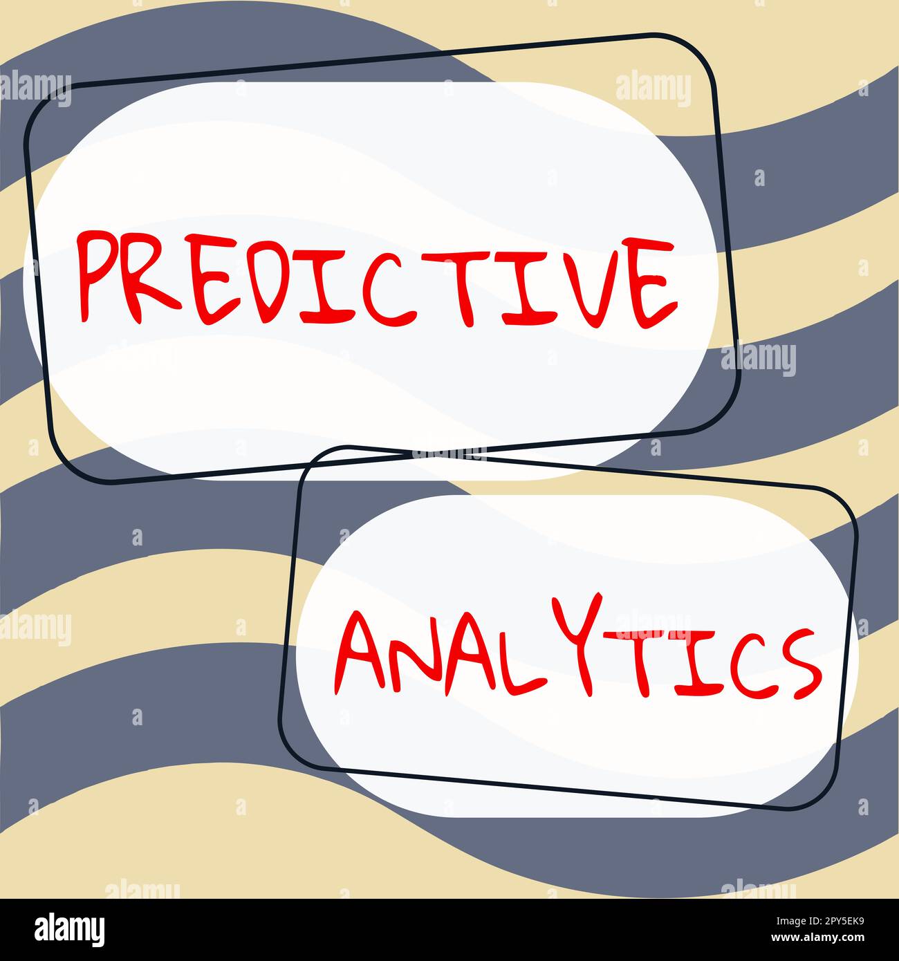 Konzeptionelle Bildunterschrift Predictive Analytics. Geschäftsansatz Sammlung optimieren CRM erreichen Kunden identifizieren Stockfoto
