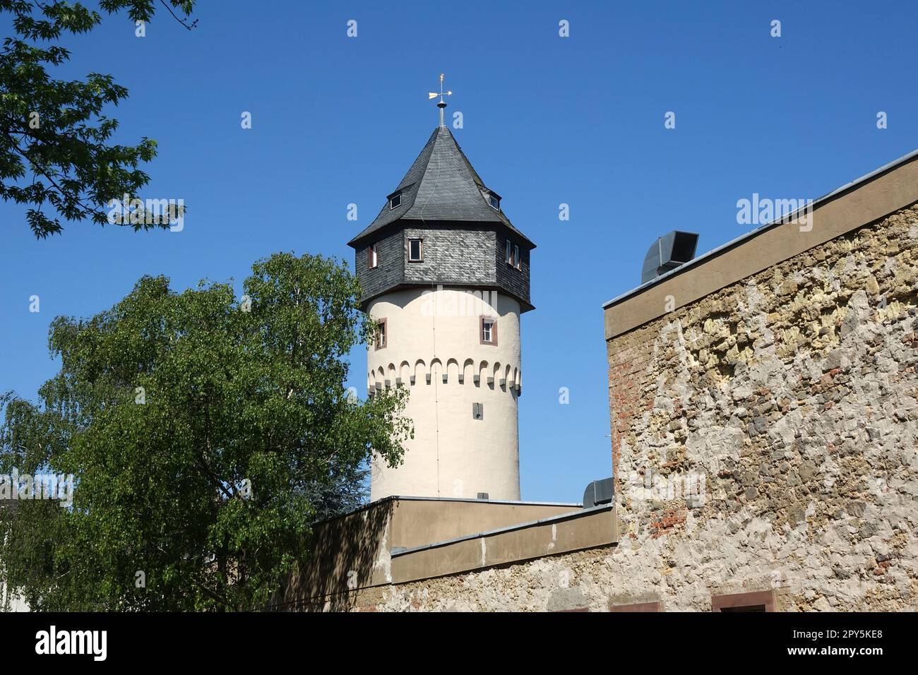 SachsenhÃ¤User Warte in Frankfurt-Sachsenhausen Stockfoto