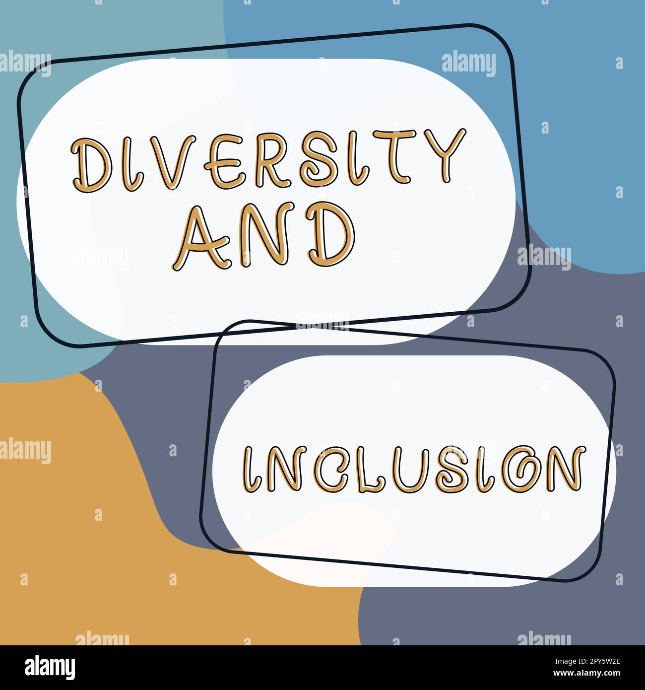 Konzeptionelle Darstellung von Vielfalt und Einbeziehung. Konzeptioneller Fotobereich menschlicher Unterschied umfasst ethnische Zugehörigkeit Geschlecht Stockfoto