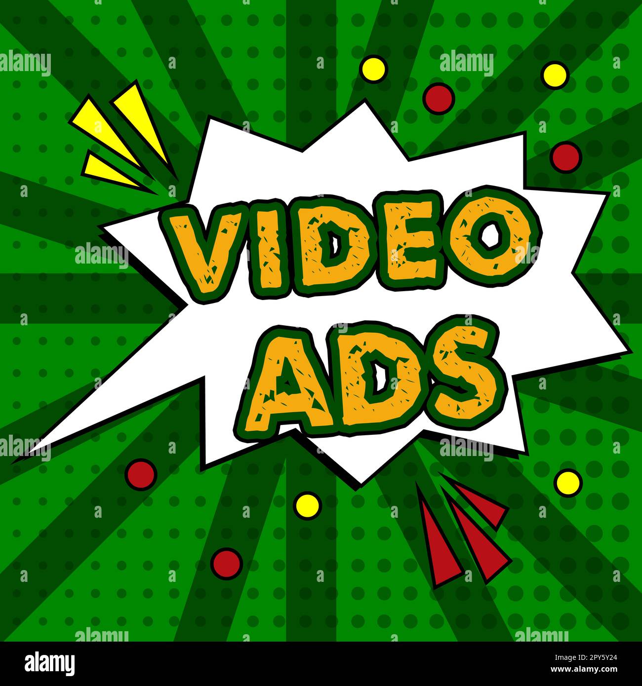 Konzeptionelle Bildunterschrift Videoanzeigen. Business Showcase die Zuschauer mit Video-Content-Werbung ansprechen Stockfoto