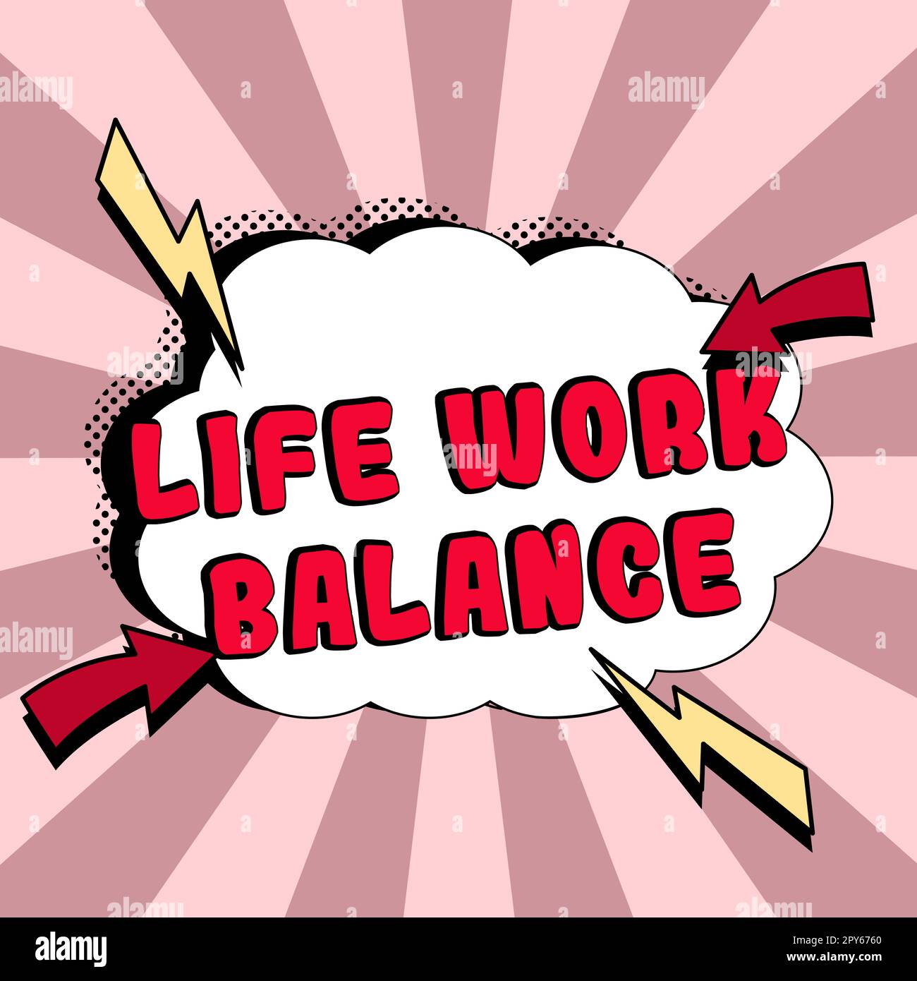 Handschriftlicher Text Life Work Balance. Geschäftsansatz Stabilität die Person braucht zwischen ihrer Arbeit und ihrer Freizeit Stockfoto