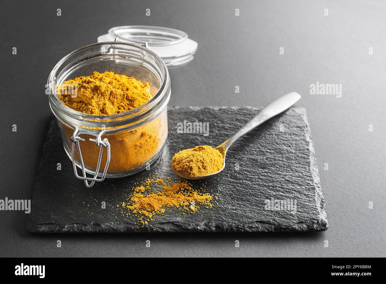 Curry-Pulver Stockfoto