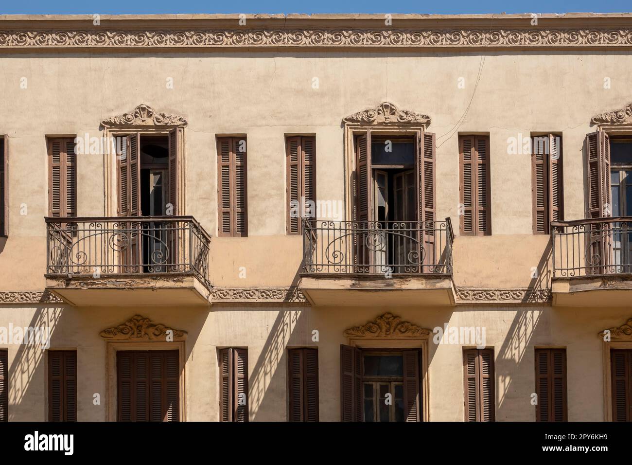 Architektur in Luxor, Ägypten Stockfoto