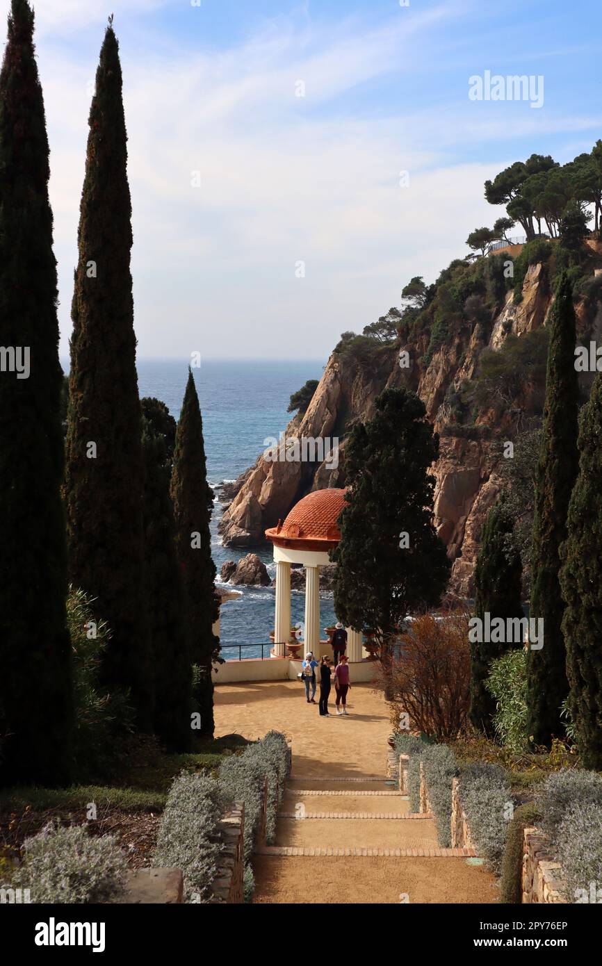 Blanes-Stadt in Spanien Stockfoto