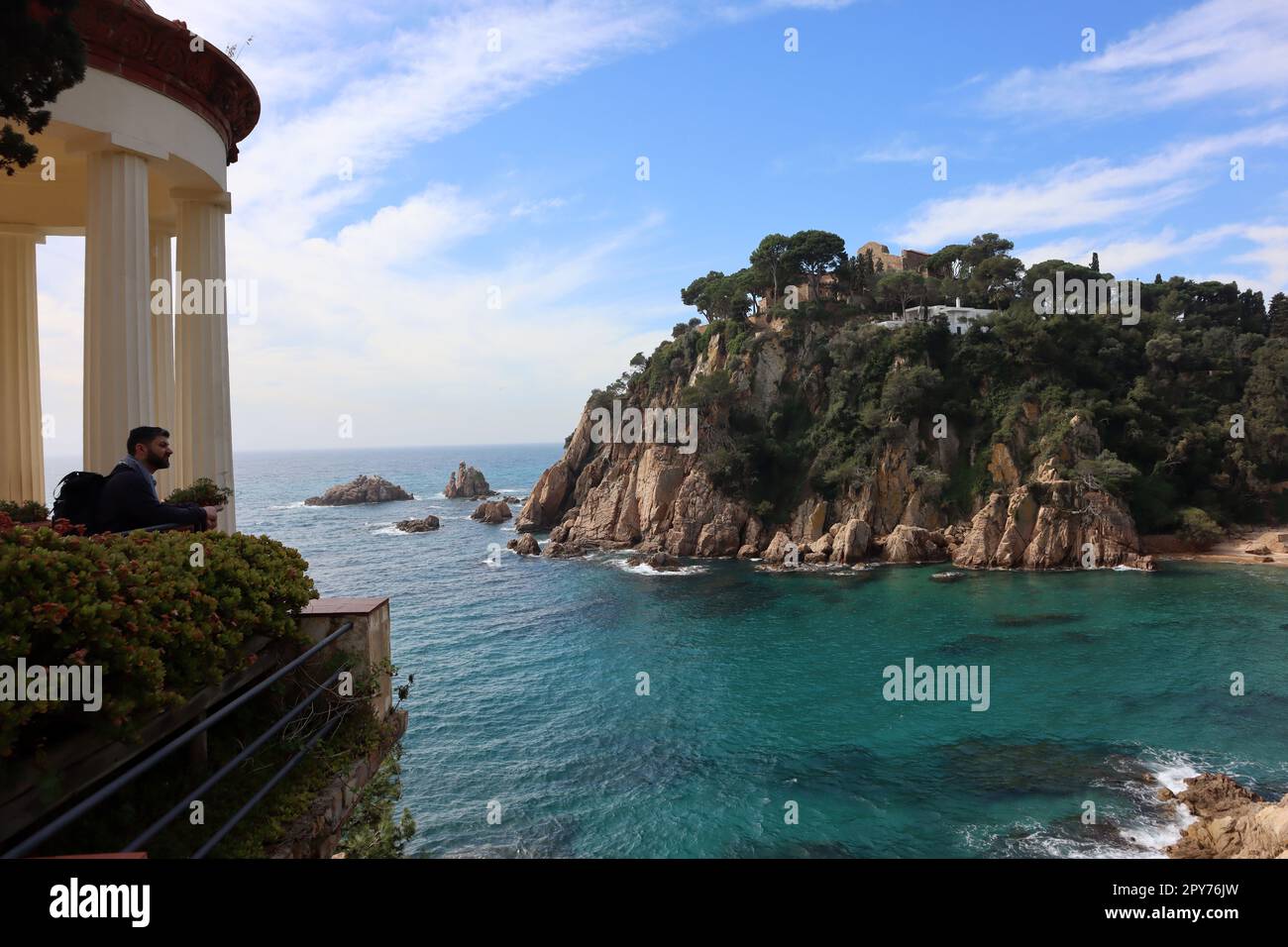 Blanes-Stadt in Spanien Stockfoto