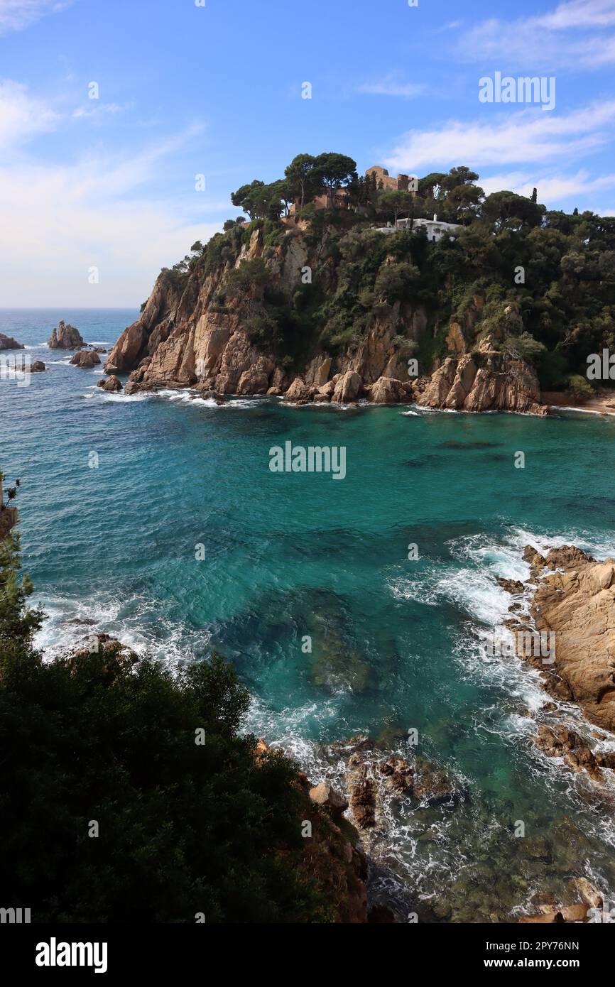 Blanes-Stadt in Spanien Stockfoto