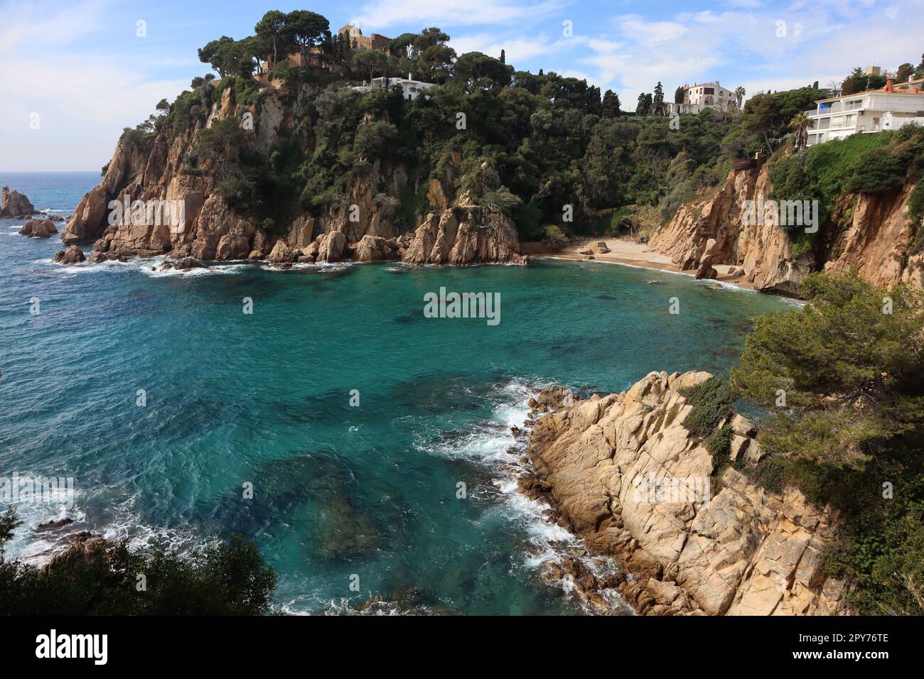Blanes-Stadt in Spanien Stockfoto