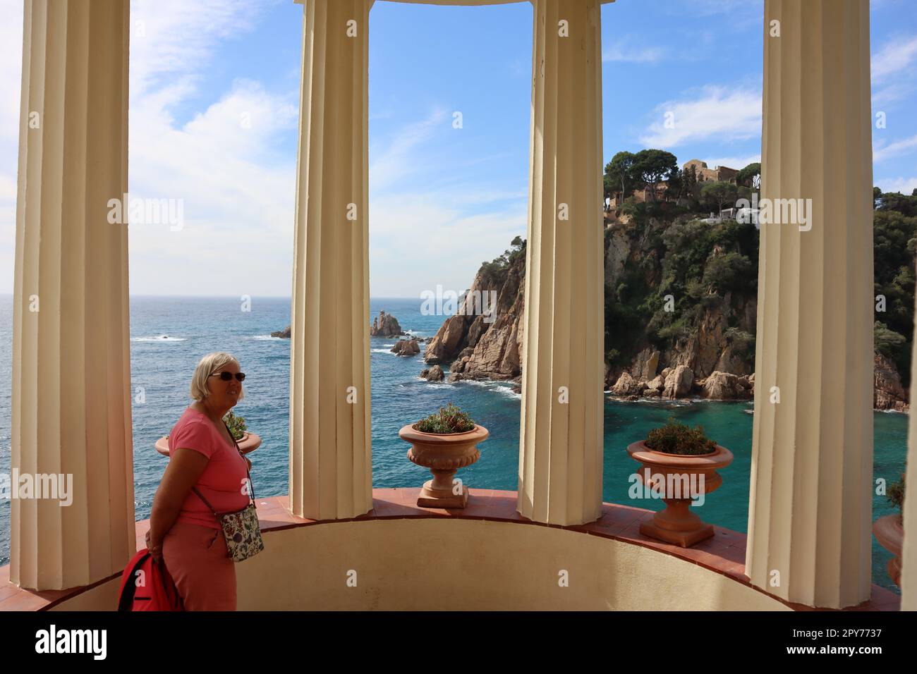 Blanes-Stadt in Spanien Stockfoto