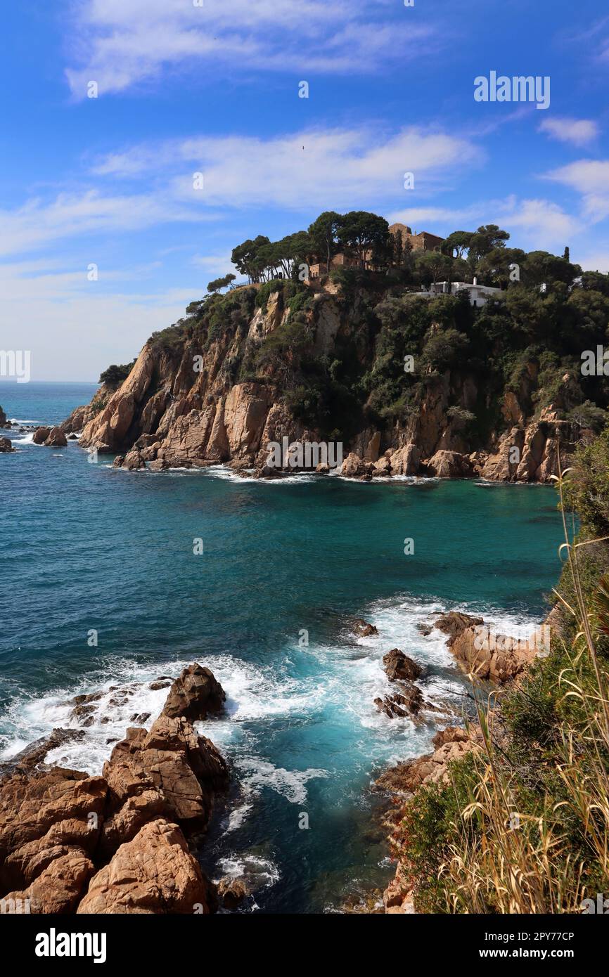 Blanes-Stadt in Spanien Stockfoto
