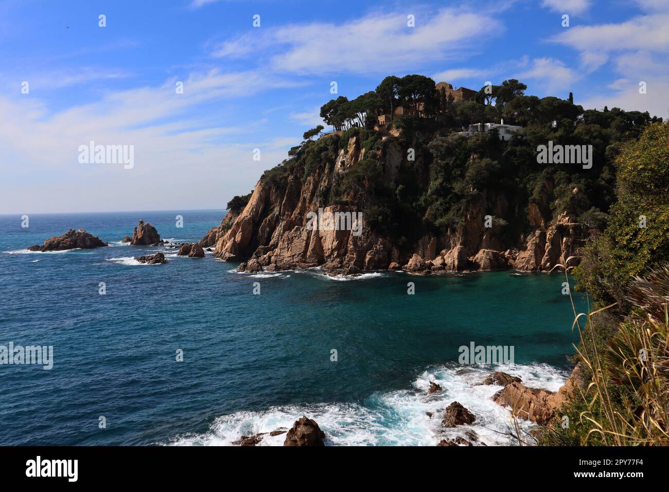 Blanes-Stadt in Spanien Stockfoto