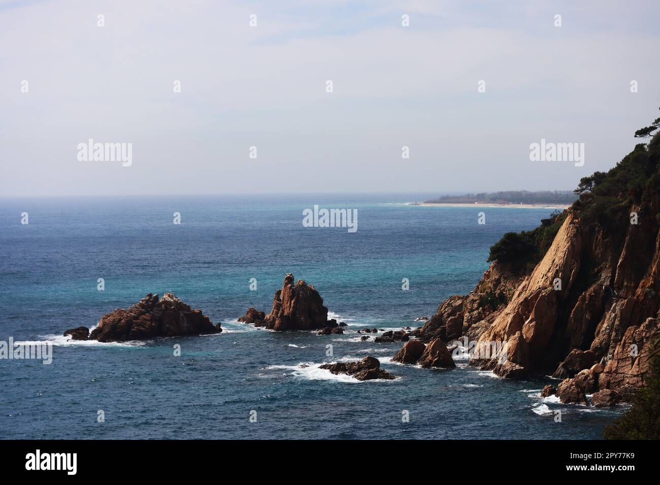 Blanes-Stadt in Spanien Stockfoto