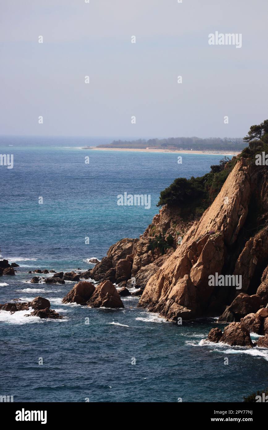 Blanes-Stadt in Spanien Stockfoto