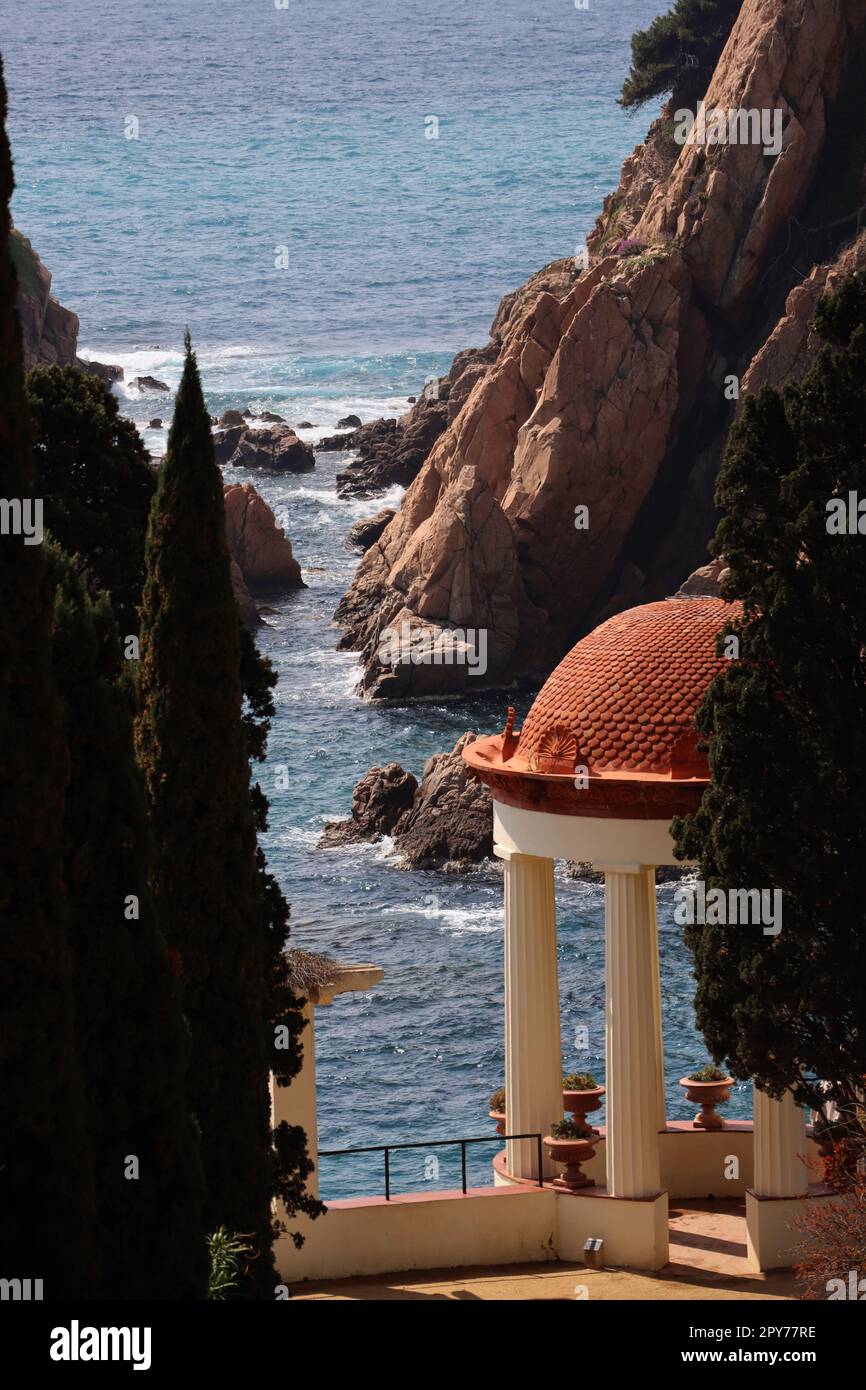 Blanes-Stadt in Spanien Stockfoto