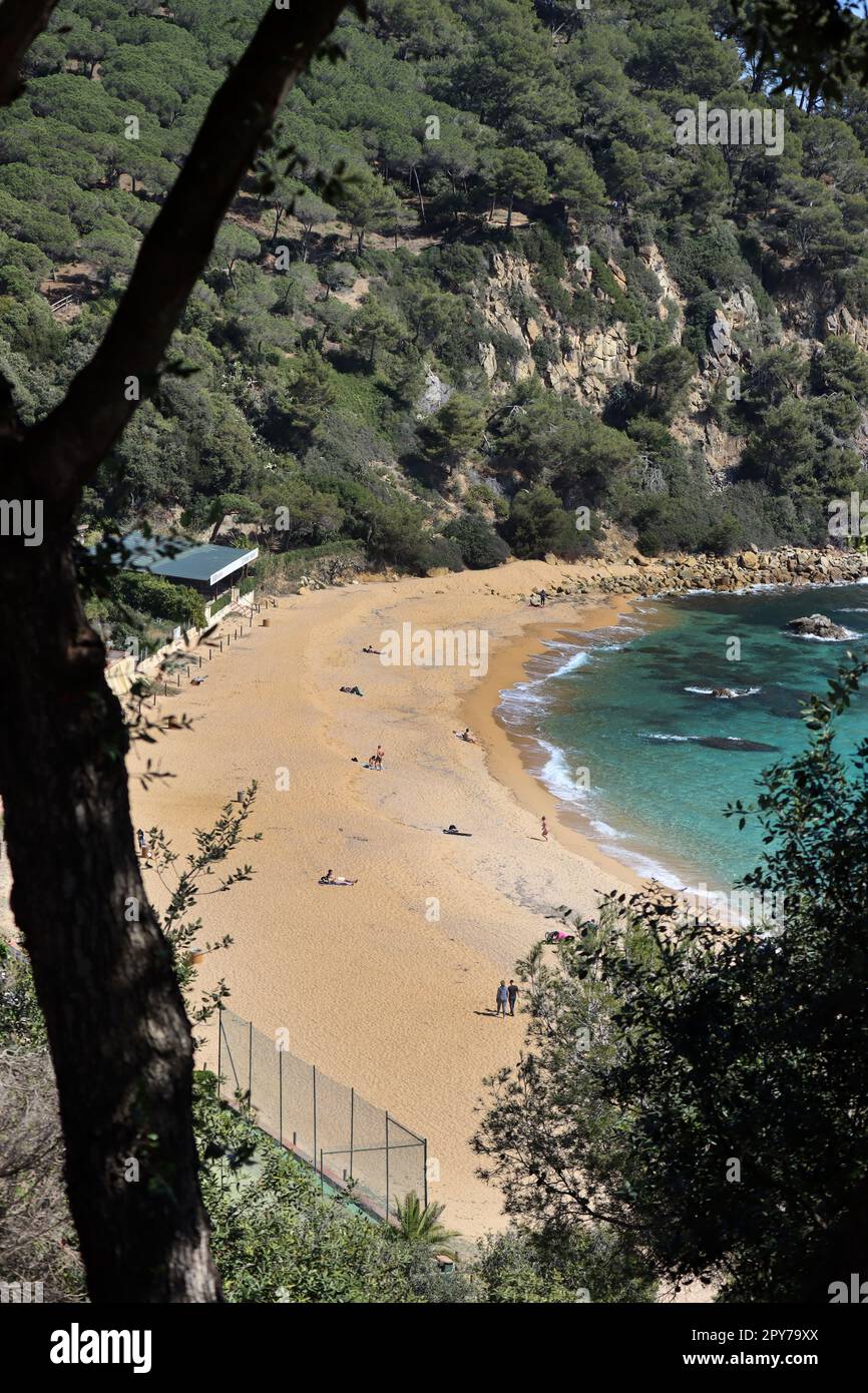 Blanes-Stadt in Spanien Stockfoto