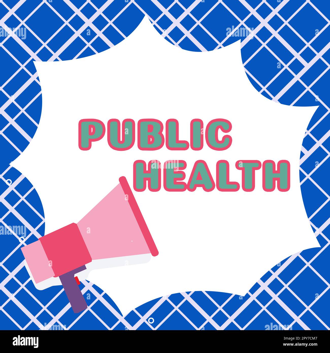 Handschrifttext Public Health. Unternehmerischer Ansatz zur Förderung einer gesunden Lebensweise für die Gemeinschaft und ihre Menschen Stockfoto