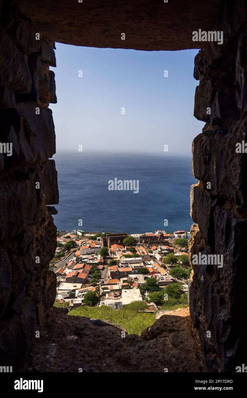 Cabo Verde, Santiago - Cidade Velha - SÃ Filipe Royal Fortress Stockfoto