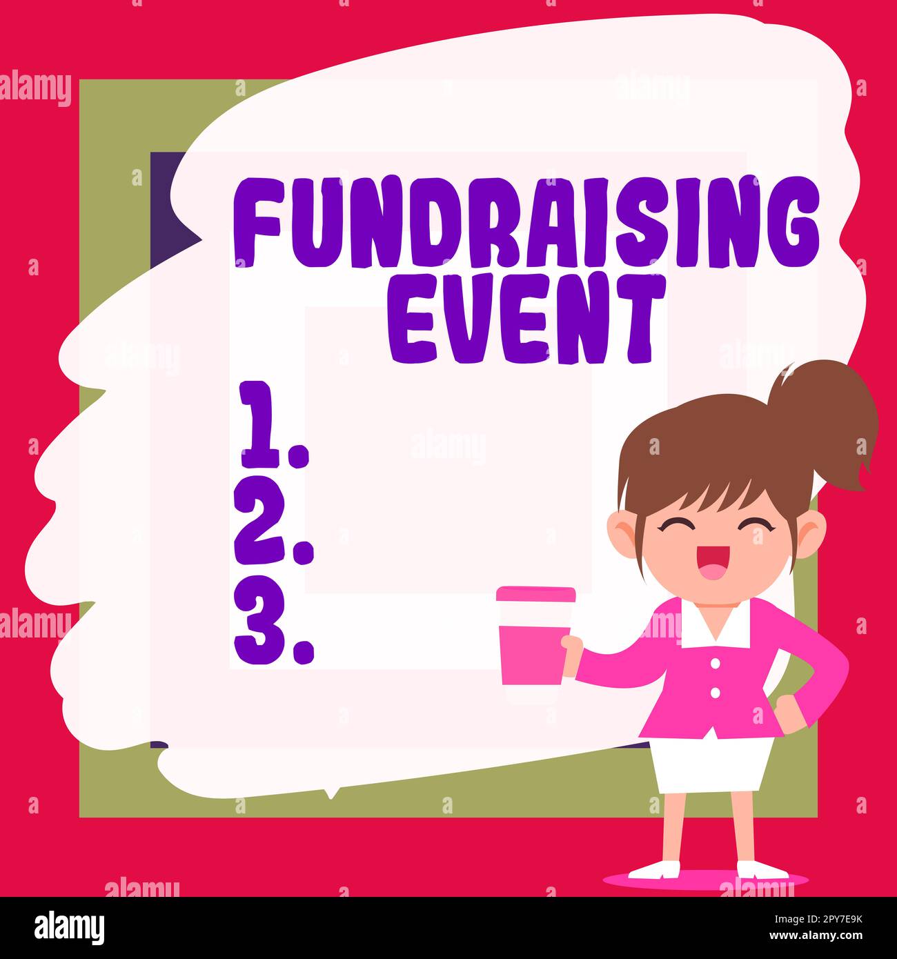 Handgeschriebener Text Fundraising Event. Internet Concept Campaign, deren Zweck es ist, Geld für eine Sache zu sammeln Stockfoto