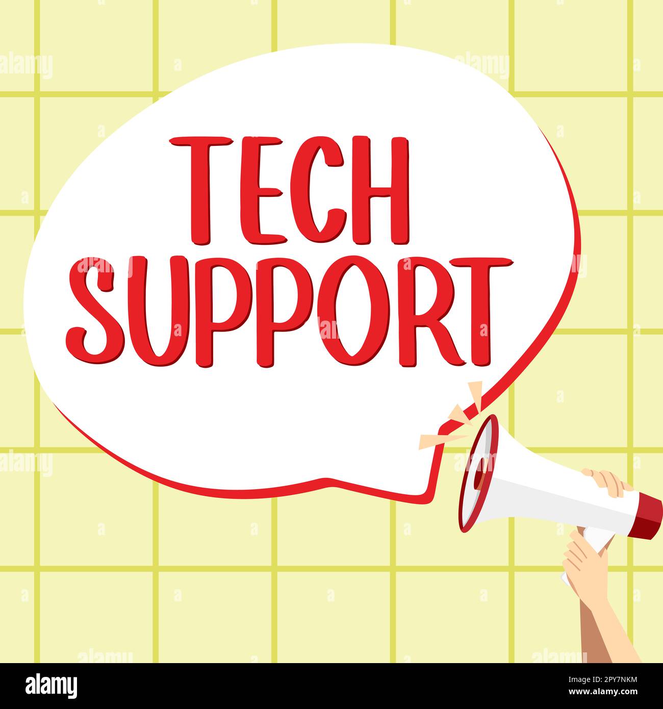 Konzeptionelle Beschriftung Technischer Support. Wort für die Unterstützung von Personen, die technische Probleme haben Stockfoto