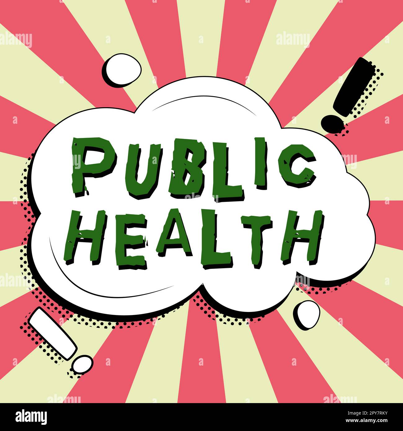 Handschrifttext Public Health. Business Showcase Förderung einer gesunden Lebensweise für die Gemeinde und ihre Menschen Stockfoto