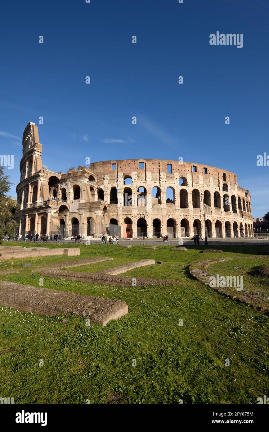 Italien, Rom, Kolosseum Stockfoto