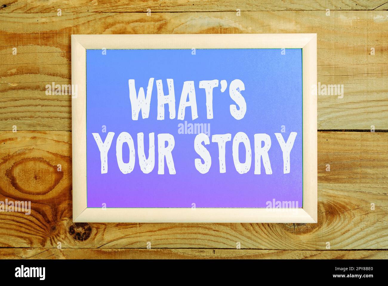 Konzeptionelle Überschrift Was ist Ihre Geschichte, Wort für die Frage nach jemandem Erzählen