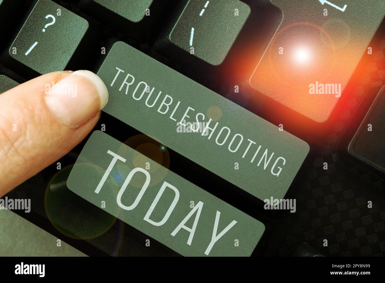 Konzeptionelle Beschriftung Fehlerbehebung. Geschäftsidee eine Untersuchung oder Behandlung der Probleme ist aufgetreten Stockfoto
