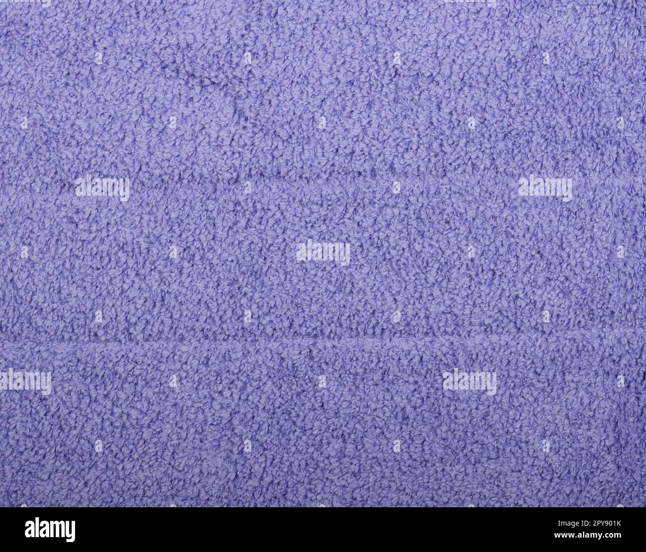 Blaues Wischtuch aus Mikrofaser Stockfoto