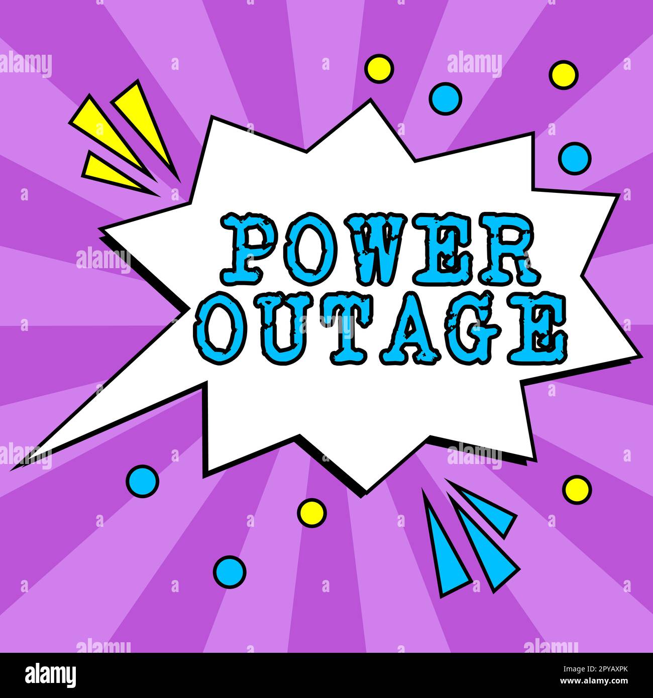 Handschriftschild Stromausfall. Wort für die Fähigkeit, Kollegen für das Erreichen der Ziele zu beeinflussen Stockfoto