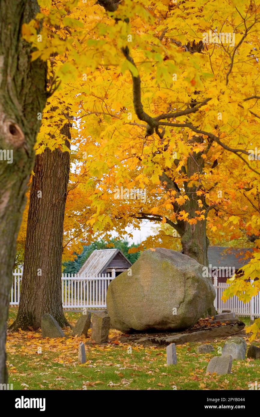 Quaker Cementery Stockfoto