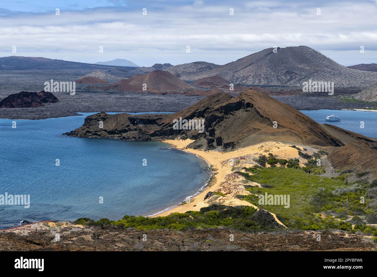 Playa Dorada auf den Galapagos-Inseln Stockfoto