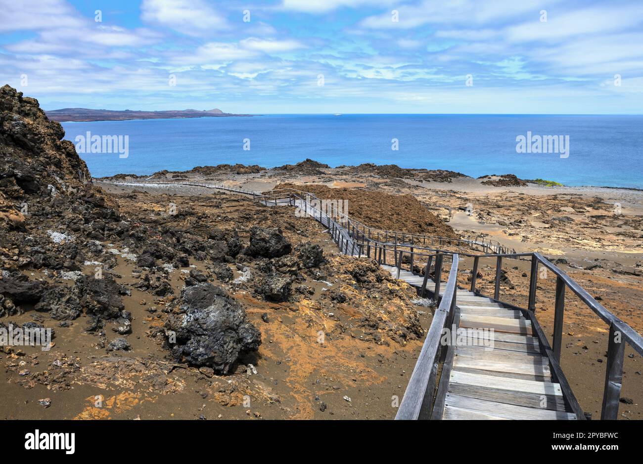 Insel Bartolomé auf den Galapagos-Inseln, Ecuador Stockfoto