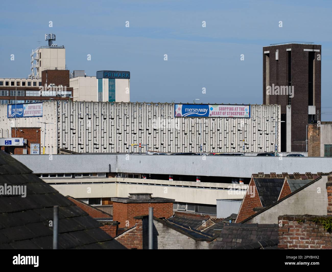 Merseyway Shopping Centre, Stockport, Großbritannien Stockfoto