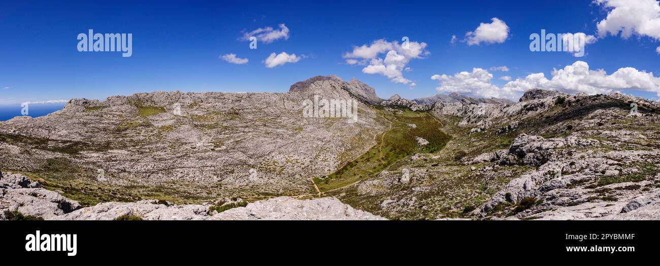 Puig Major, 1436 Meter, sierra de Son Torrella, Escorca, sierra de tramontana, mallorca, baleareninsel, Spanien, europa Stockfoto