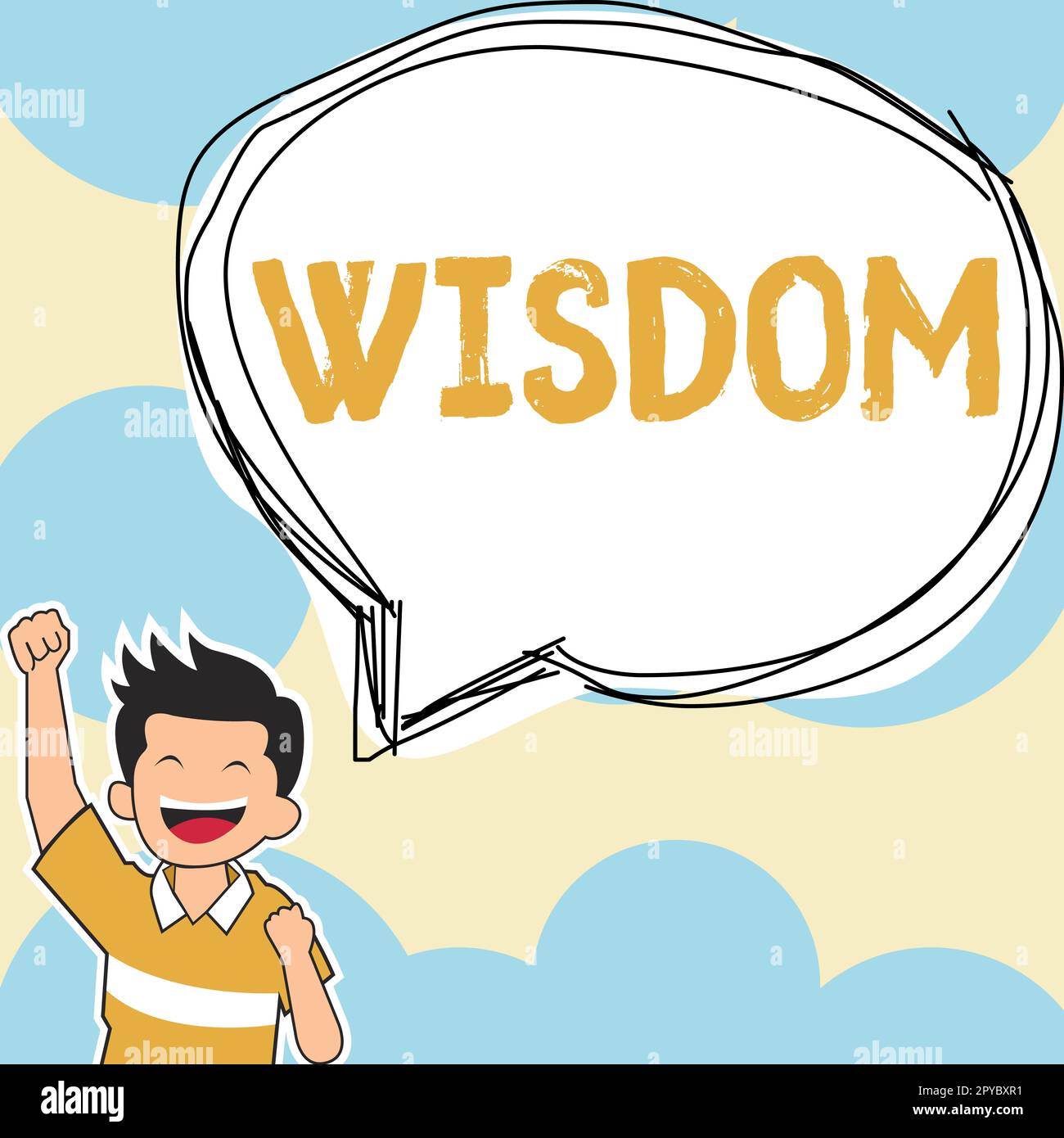 Textzeichen mit Hinweis auf Weisheit. Qualität des Geschäftskonzepts Erfahrungswissen und gutes Urteilsvermögen haben Stockfoto